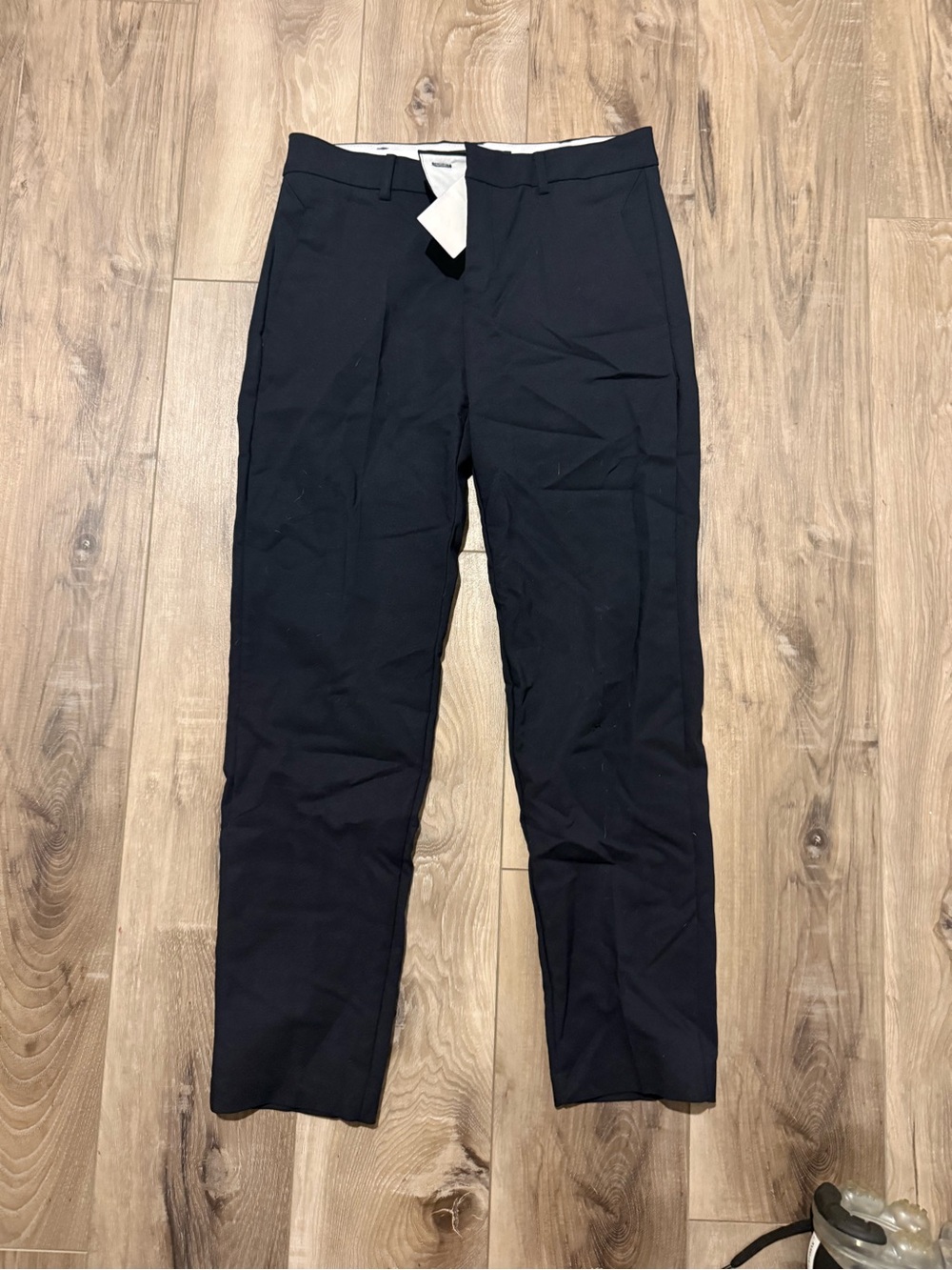 Mango Black Men's Dress Pants - Slim Tailored Look